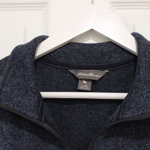 Eddie Bauer Quarter Zip Pullover Size XL - Picture 3 of 7